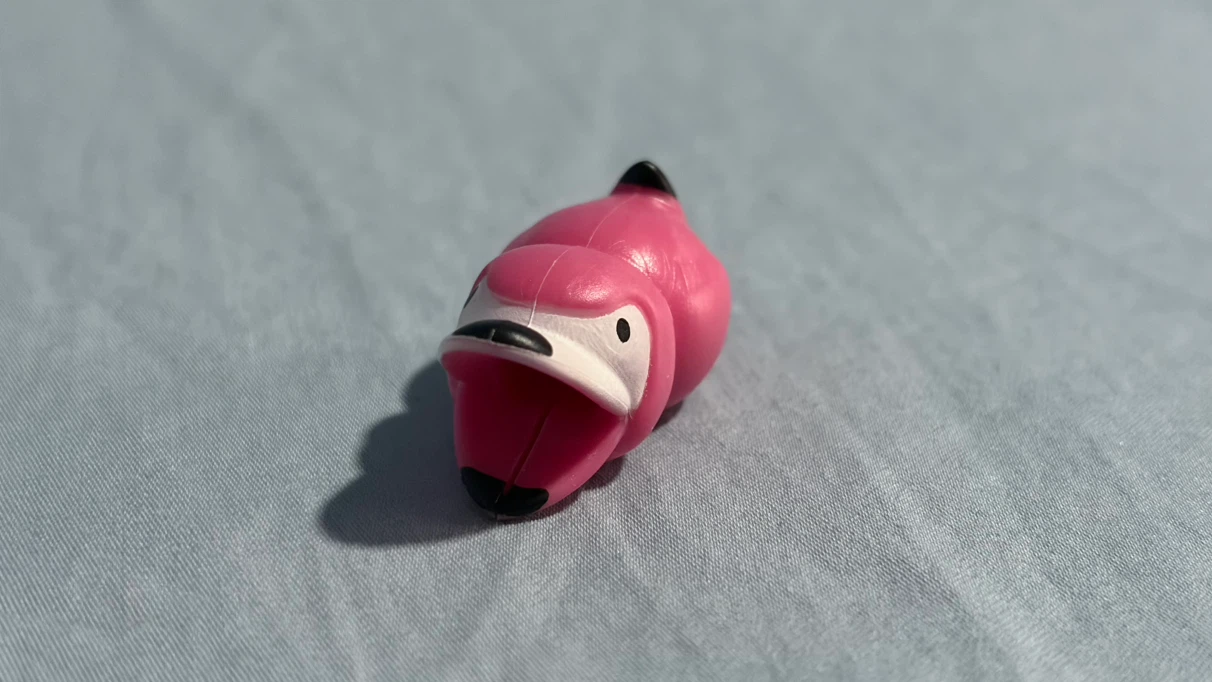 Pink Flamingo Charging Cord Protector