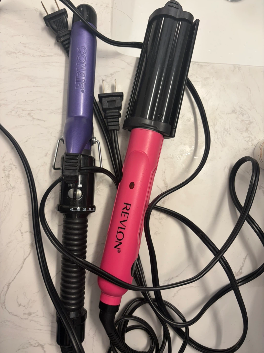 Free curling iron and hair waver/crimper Revlon and Conair
