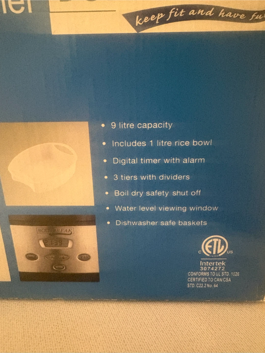 Body Break Food Steamer (New) - photo 3
