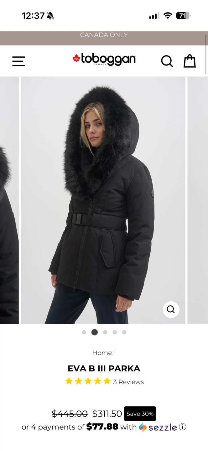 Women’s Toboggan Parka