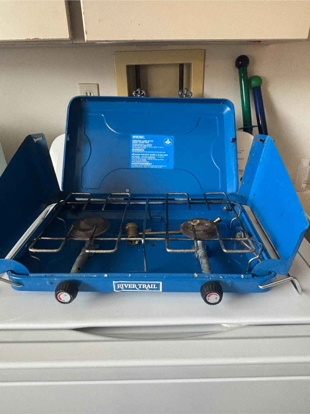 River Trail Blue Portable Propane Camp Stove - photo 2
