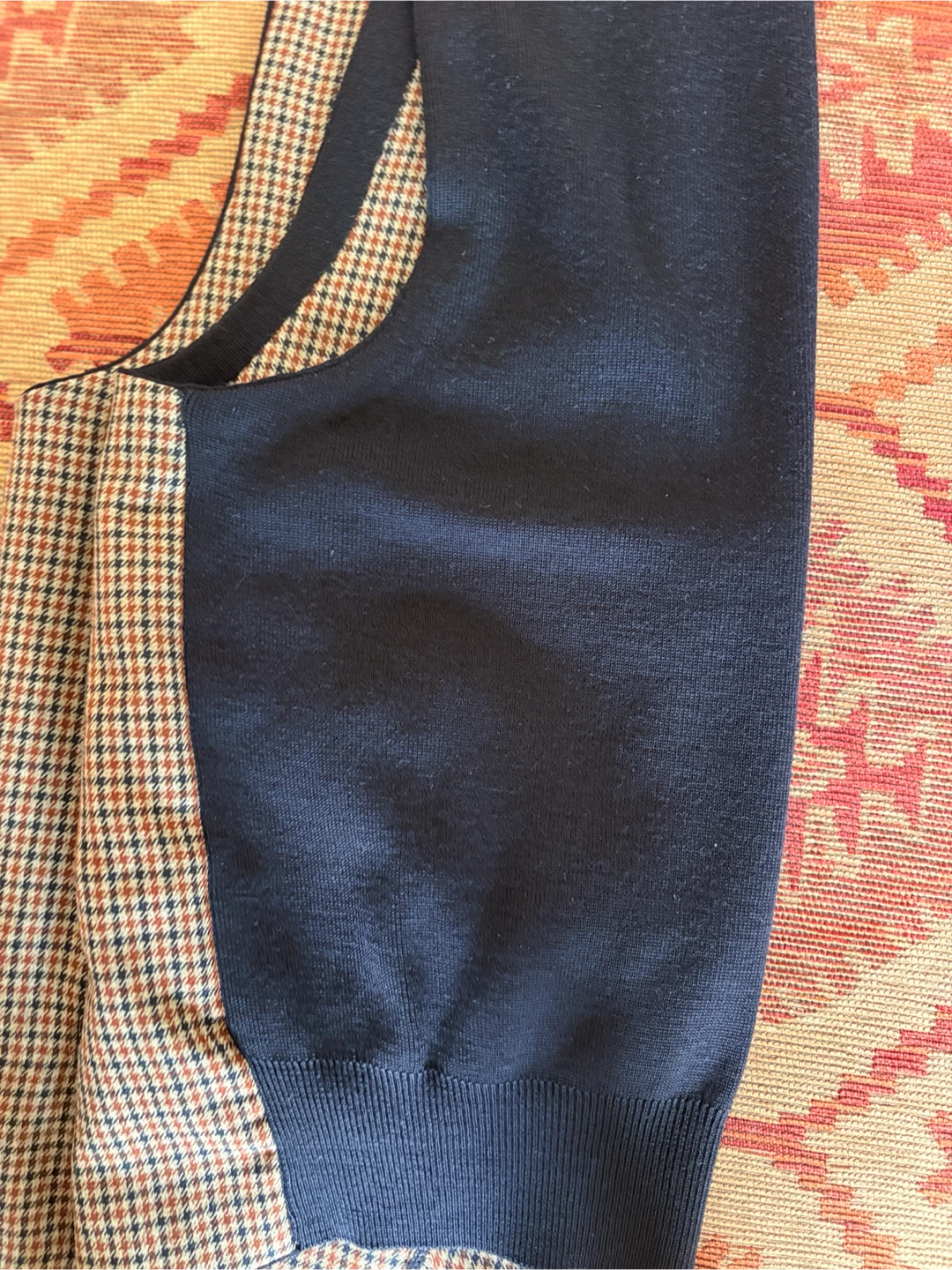 Yves Saint Laurent Plaid V-Neck Vest - photo 2