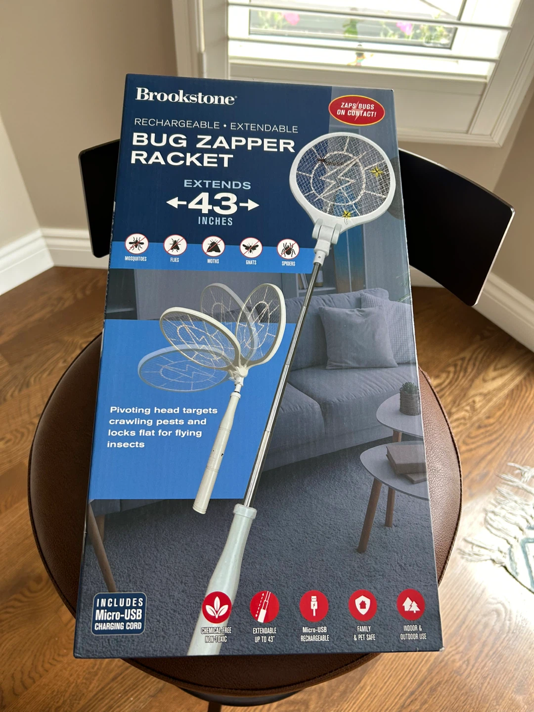 BRAND NEW BROOKSTONE BUG ZAPPER (READ LISTING)