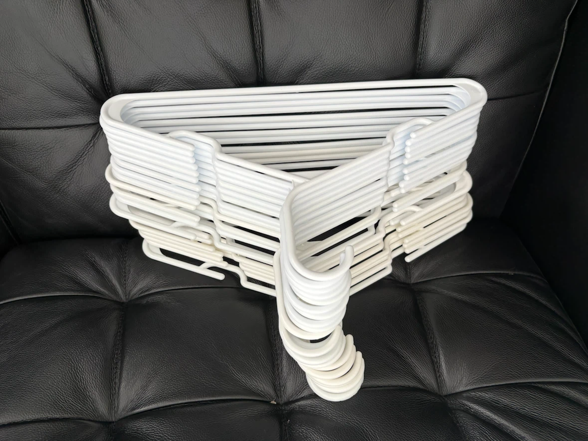 White Plastic Hangers (Set of 20) - photo 2