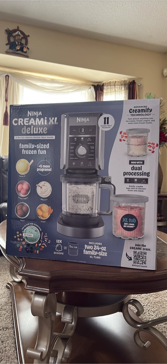 Ninja CREAMi XL Deluxe 11-in-1 Ice Cream & Frozen Treat Maker