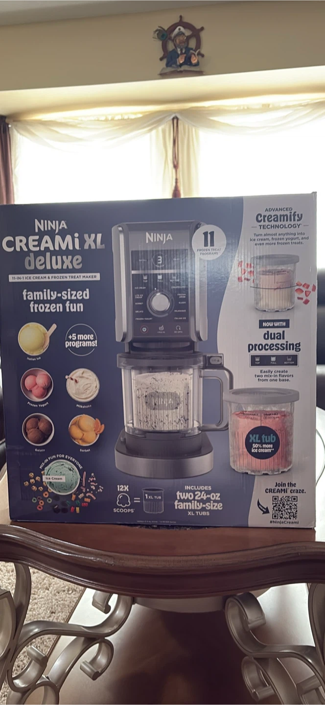 Ninja CREAMi XL Deluxe 11-in-1 Ice Cream & Frozen Treat Maker - photo 3