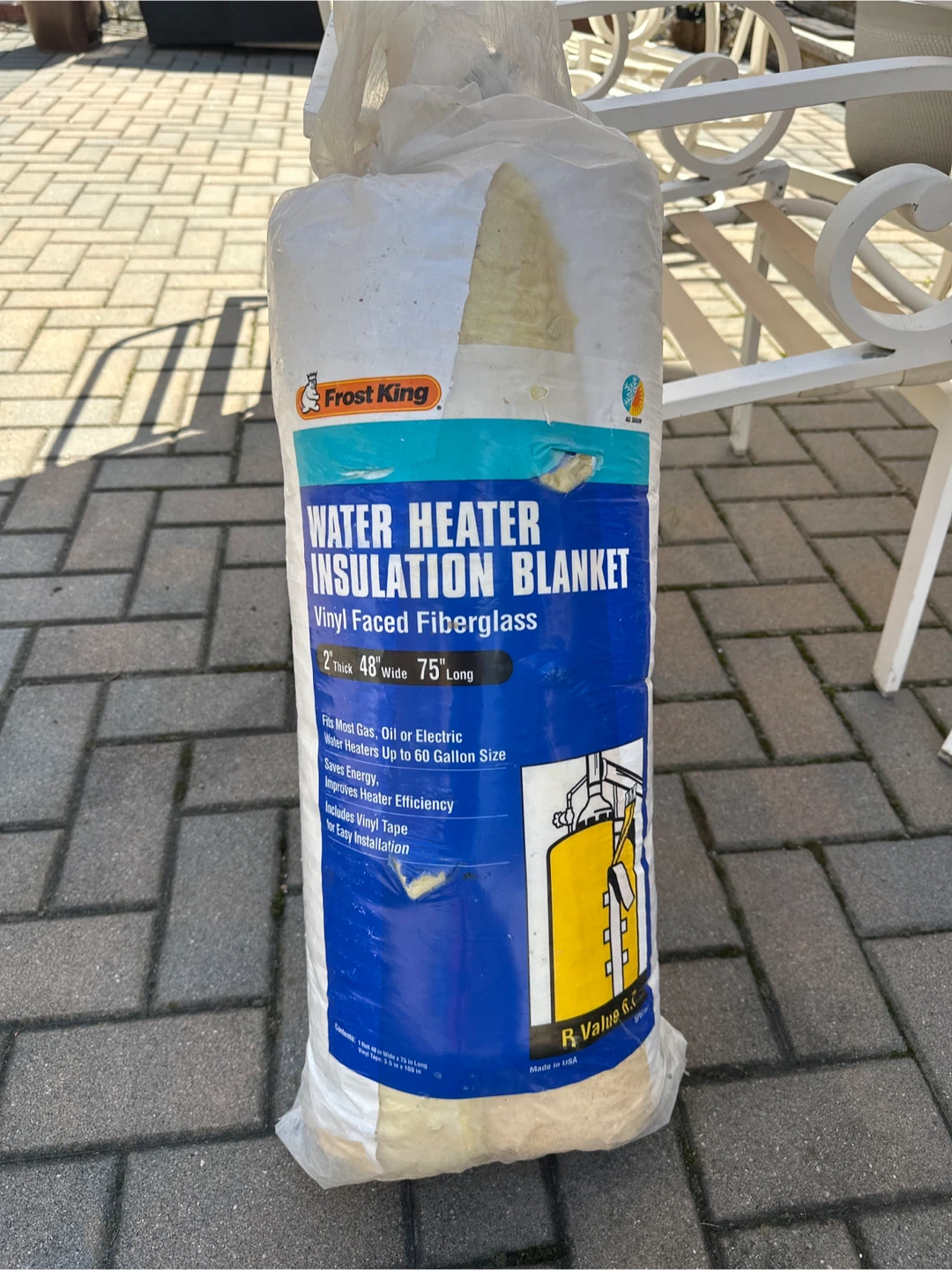 Frost King water heater insulation blanket