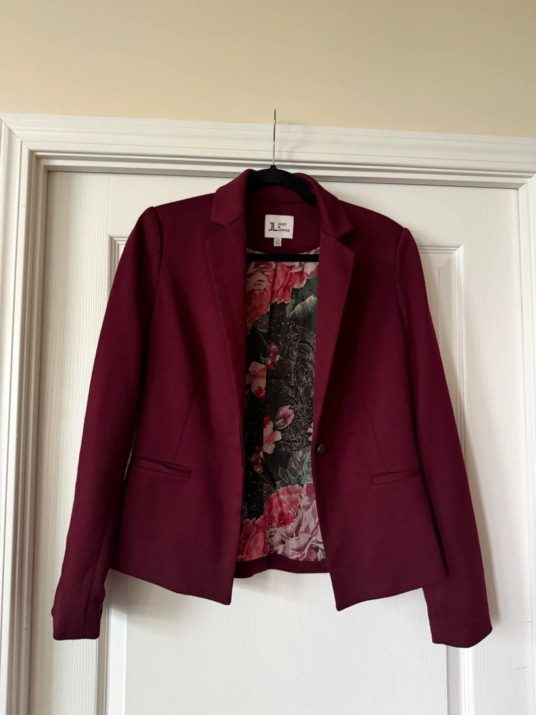 Jules & Leopold Burgundy Blazer - photo 3