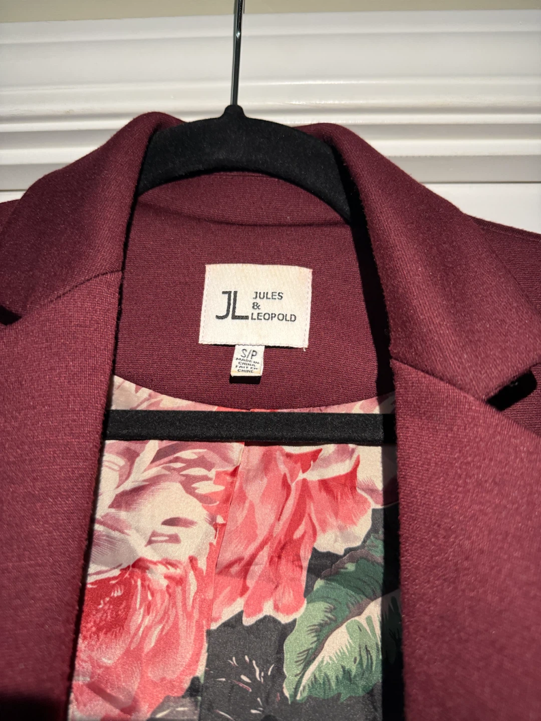 Jules & Leopold Burgundy Blazer - photo 5