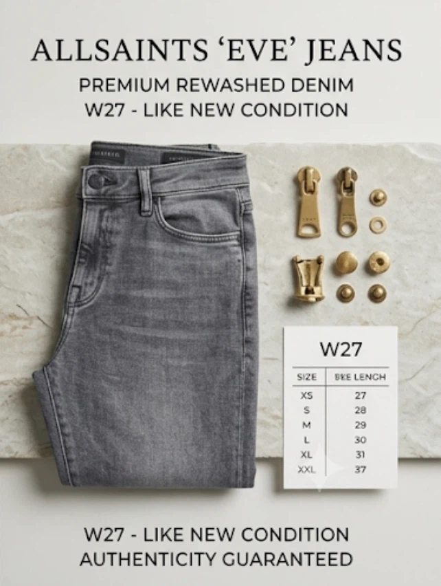 Authentic All Saints Jean Pants - Size XS - photo 4