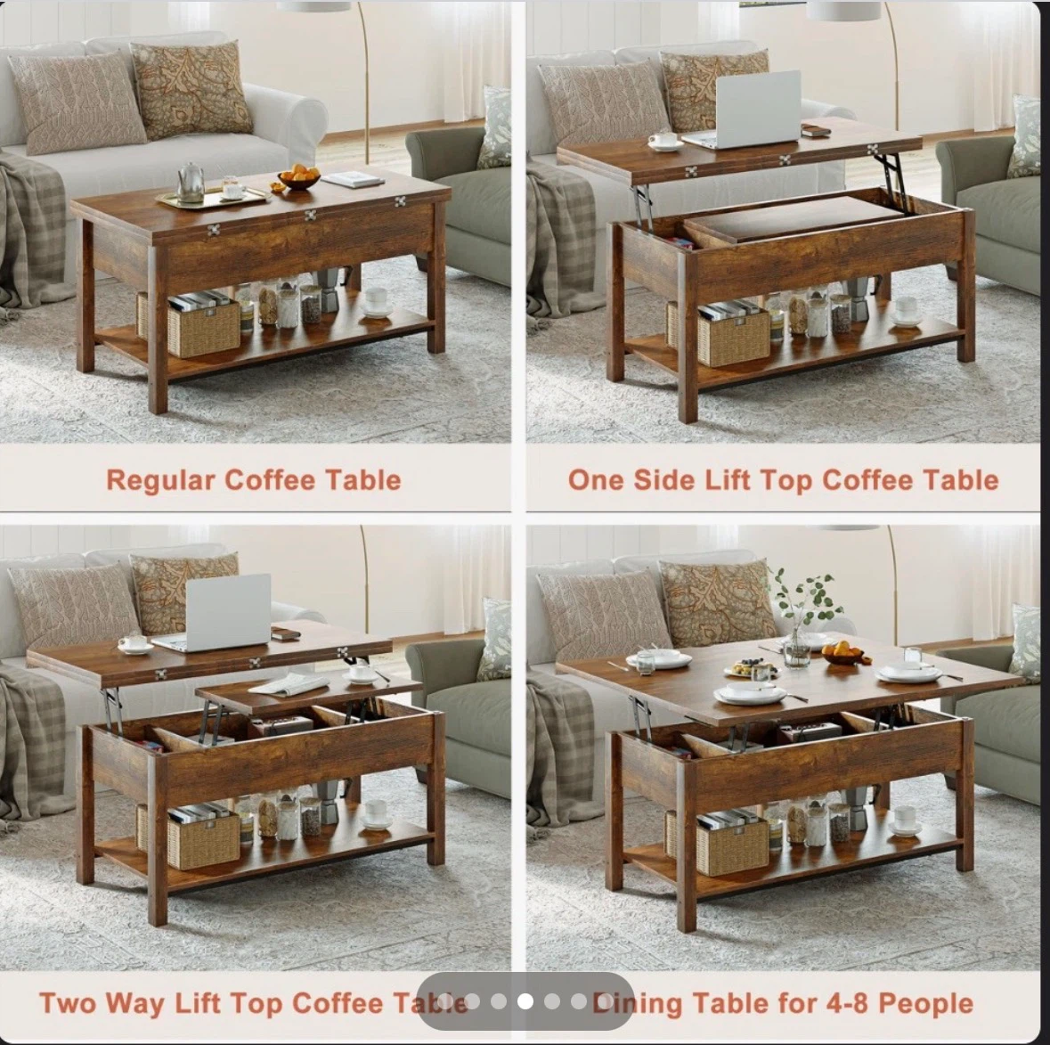 Coffee Table with Lift - photo 3