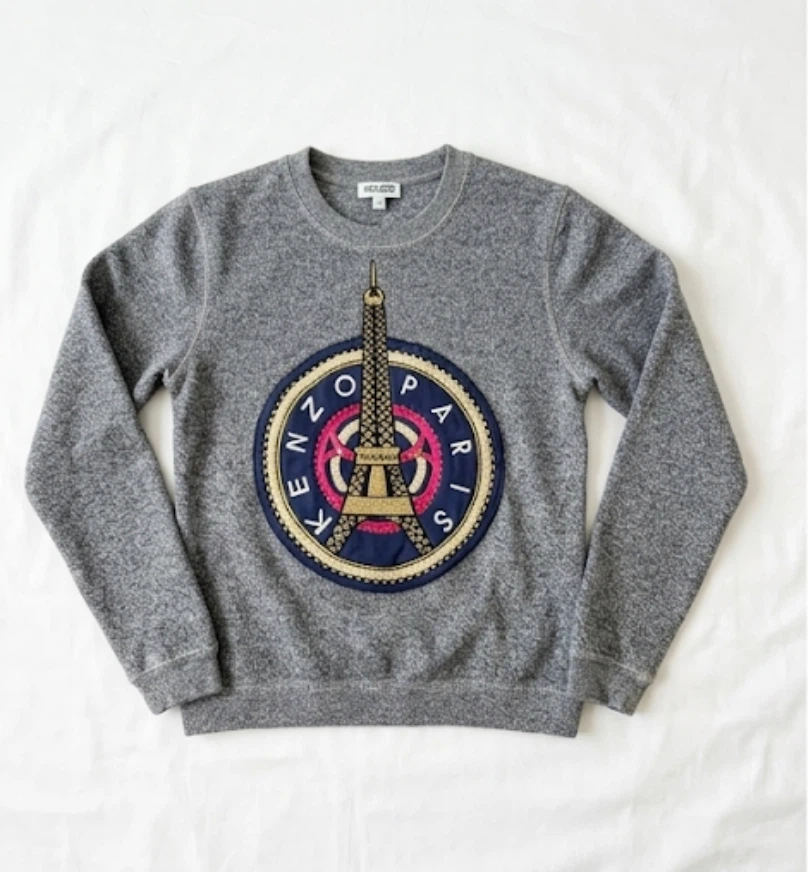 Kenzo Paris Eiffel Tower Crewneck Sweater