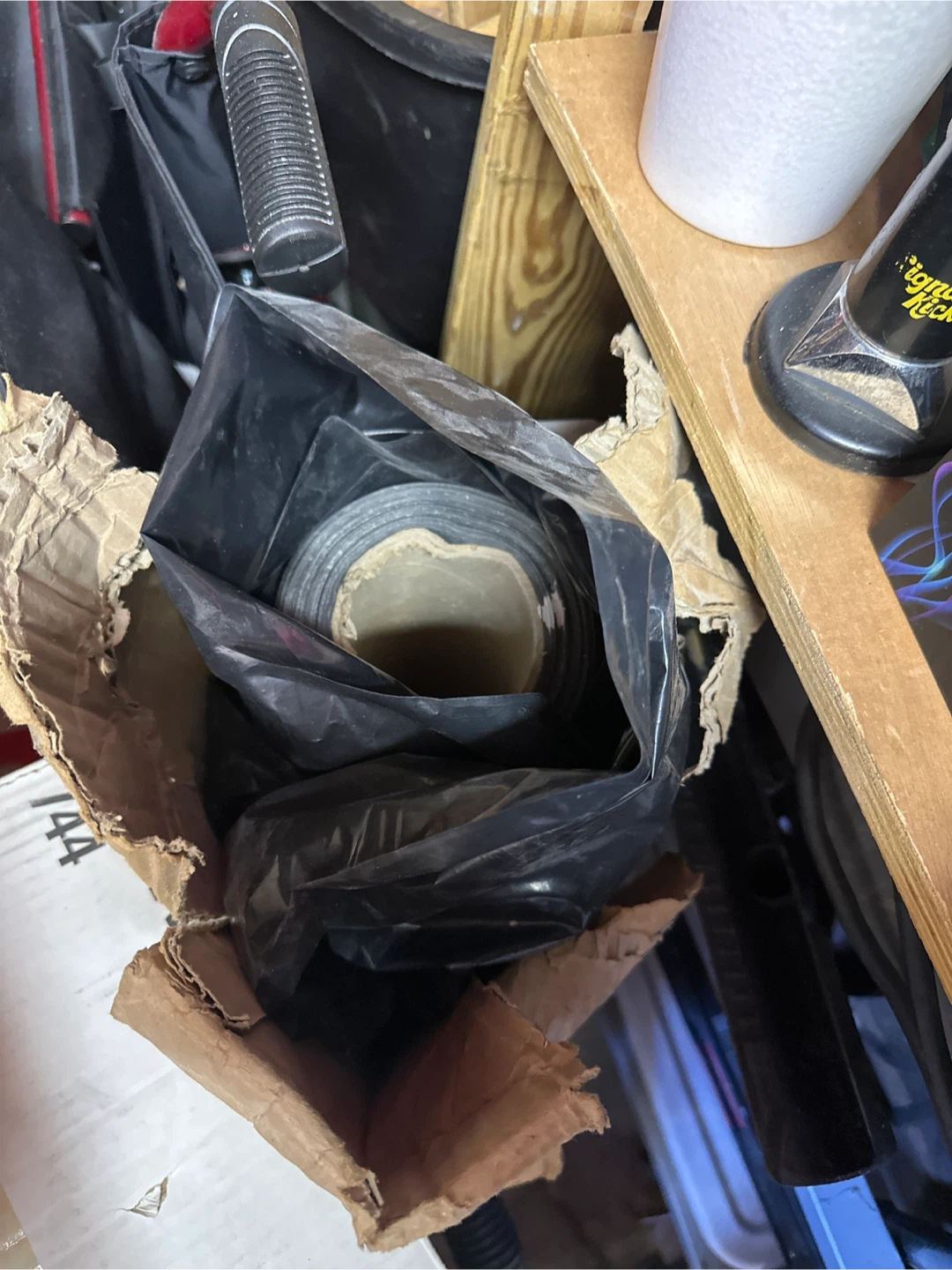 One clear one black roll of plastic sheeting up to 100’ long - photo 2