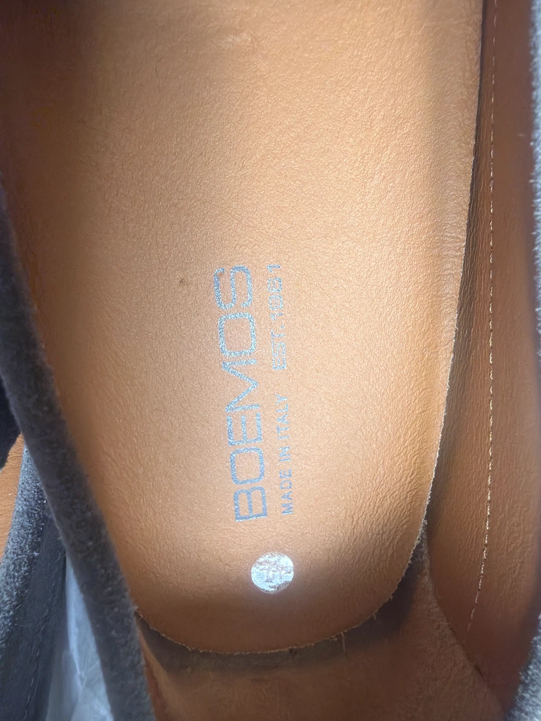 Boemos Grey Suede Loafers - Size 43 - photo 4