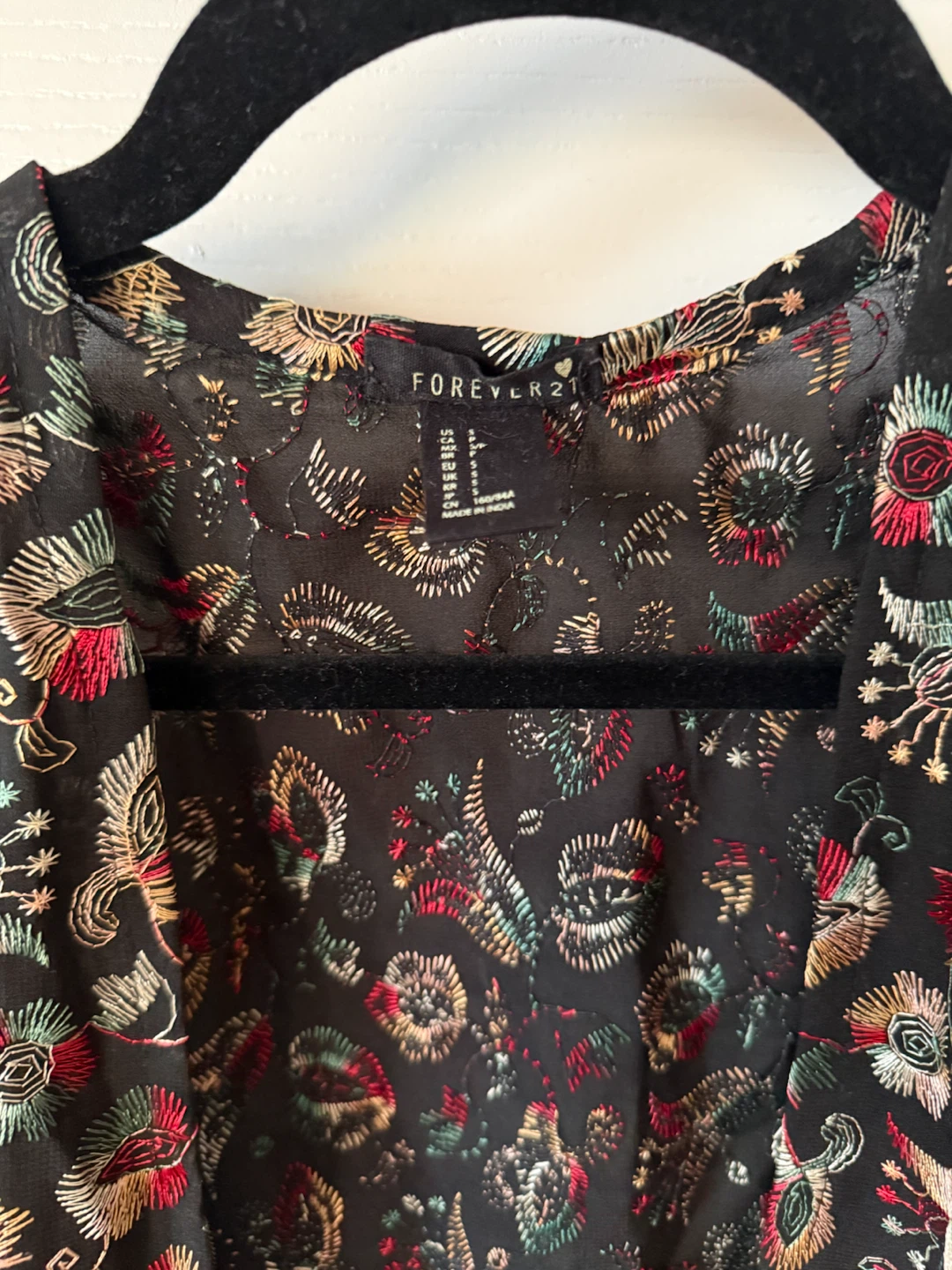 Forever 21 Kimono with Fringe - Size L - photo 2