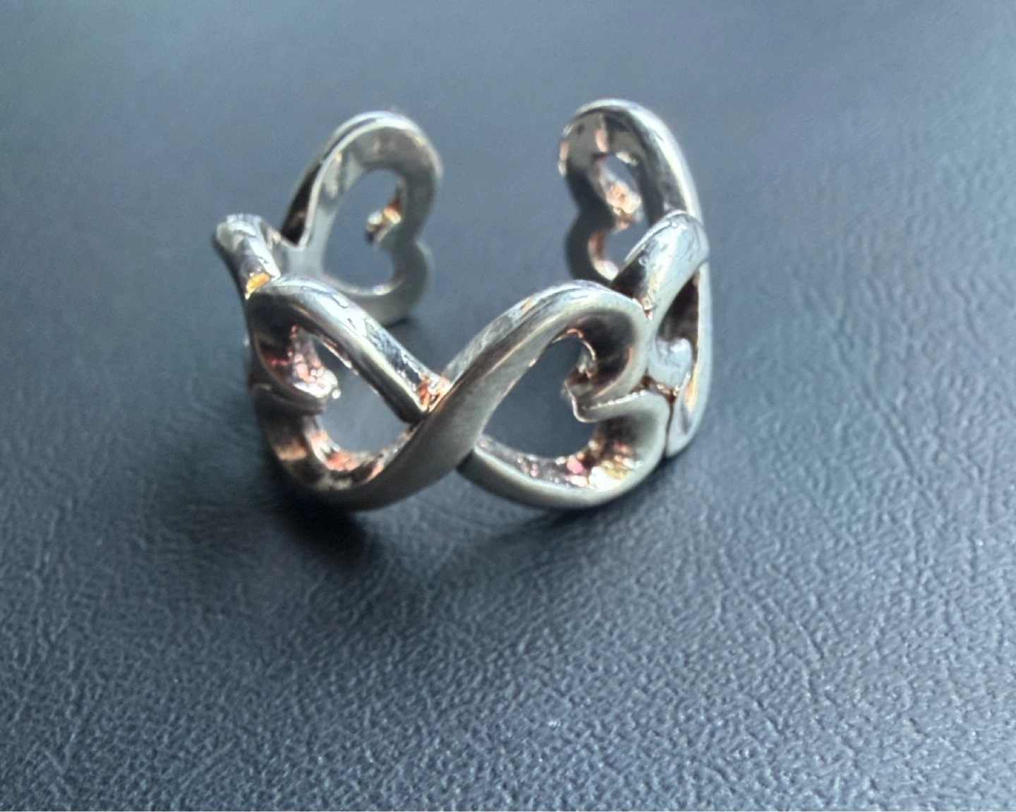 Open Heart Infinity Ring Silver 925 - photo 3