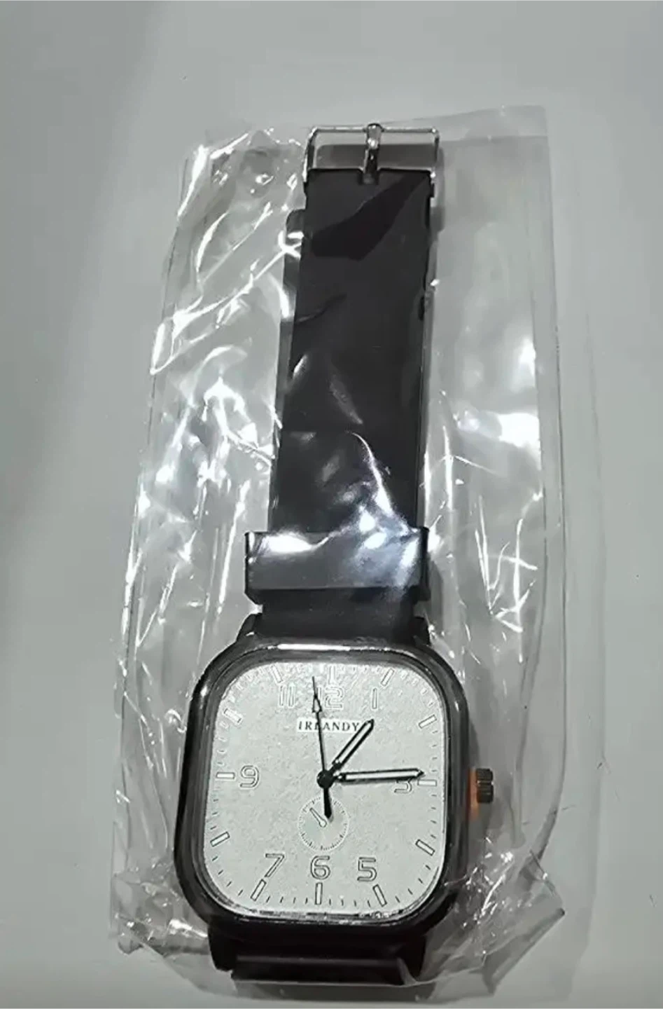 IRLANDY Watch - Black Band, White Face - photo 2