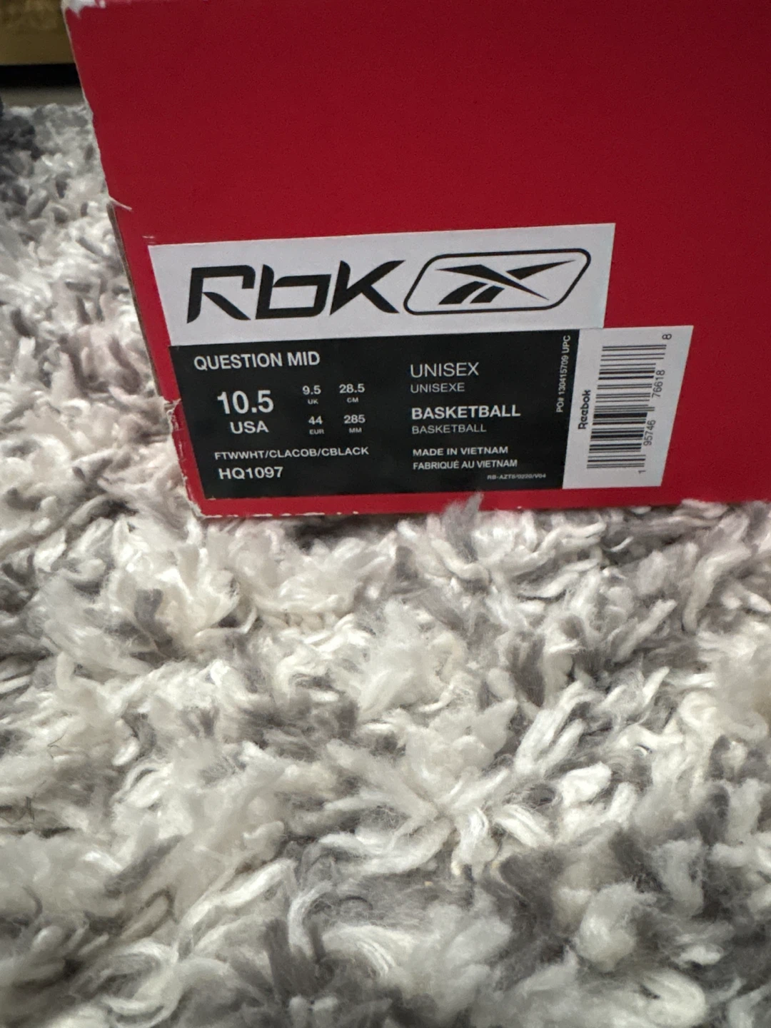 Question Mid "Zebra"  Size 10.5 - photo 3