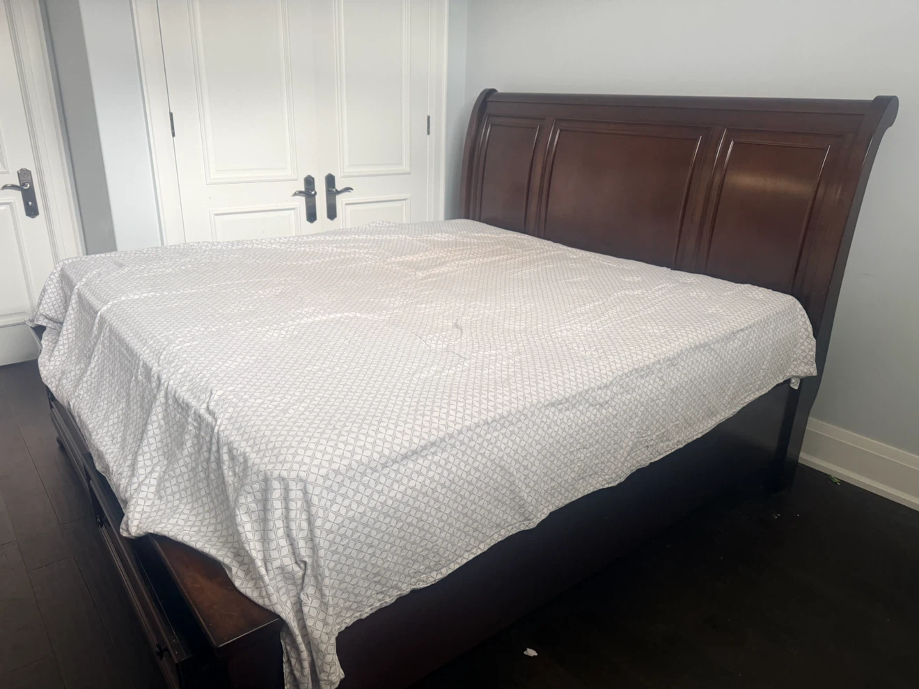 King size Bed Frame with Storage Drawers with metres - photo 3