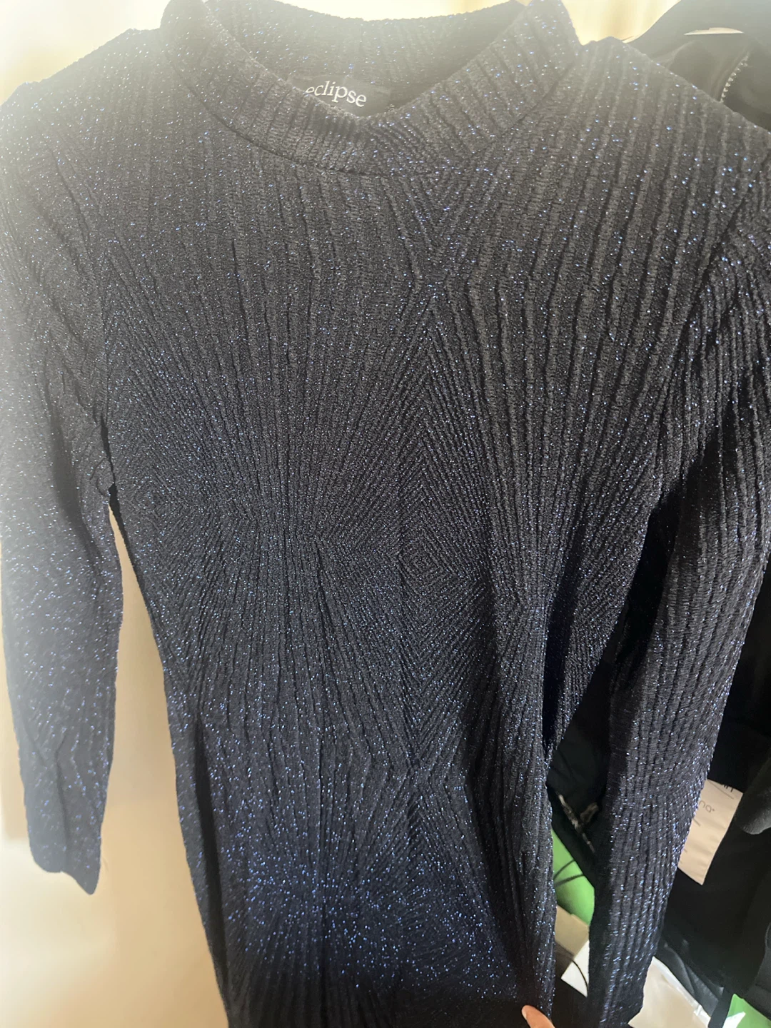 Eclipse Sparkly Mock Neck Dress - photo 2