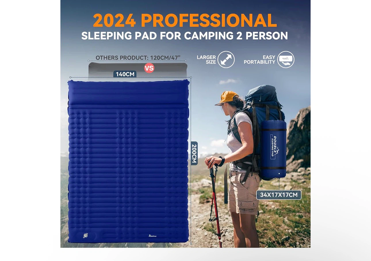 Relefree 2024 Professional Double Camping Sleeping Pad - photo 2