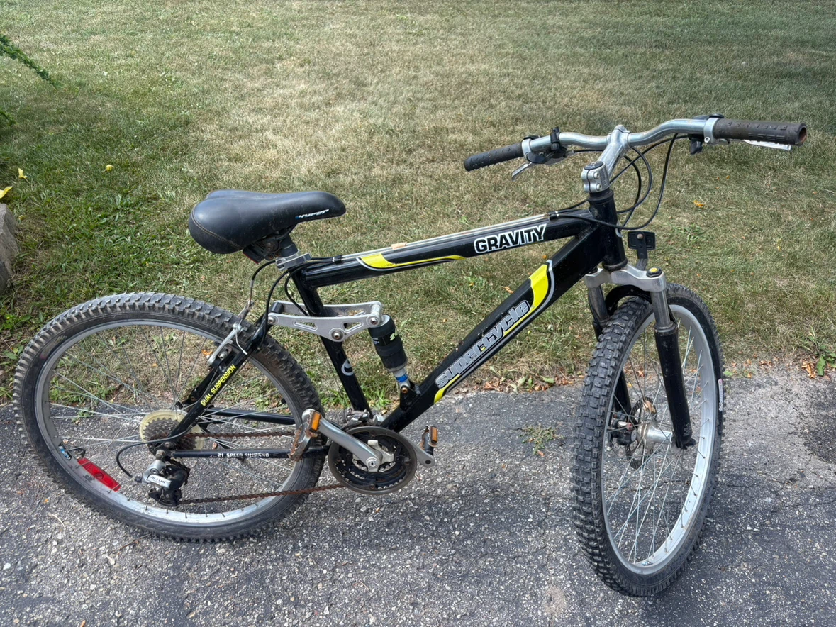 Gravity Supercycle Dual Suspension Mountain Bike