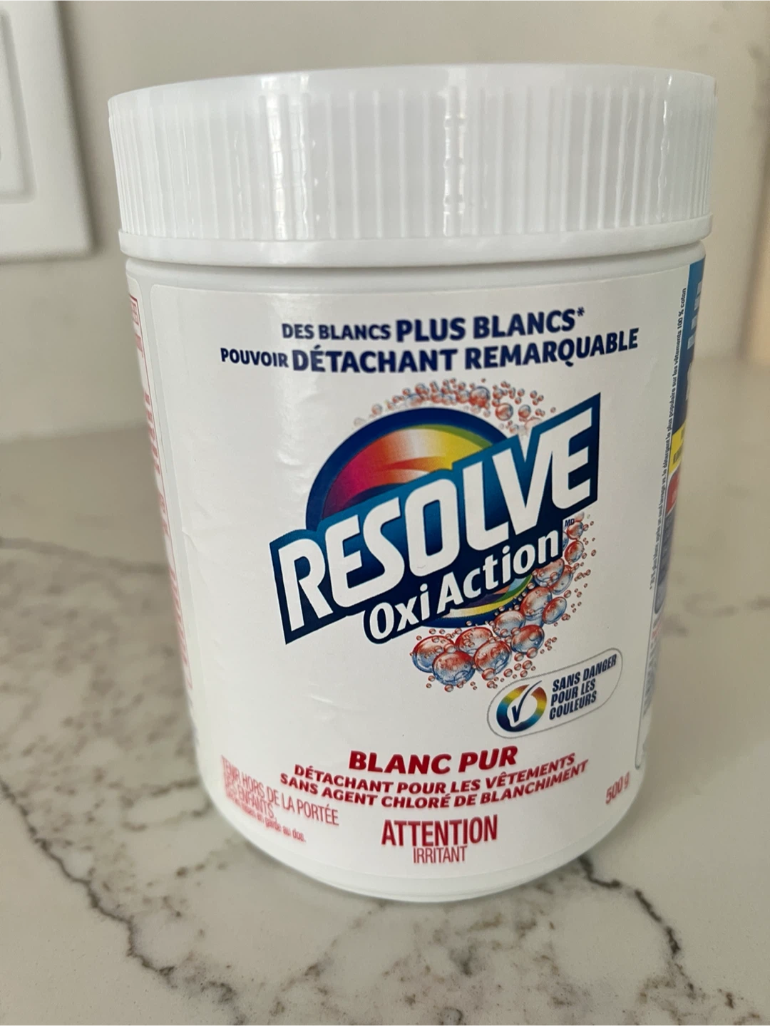 FREE Resolve Oxi Action Blanc Pur Laundry Booster - 500g