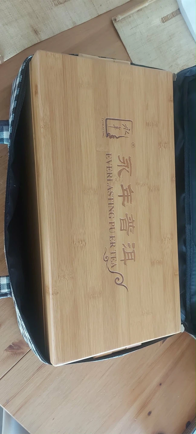 Everlasting Puer Tea Set with Bamboo Box and Carry Bag - photo 4