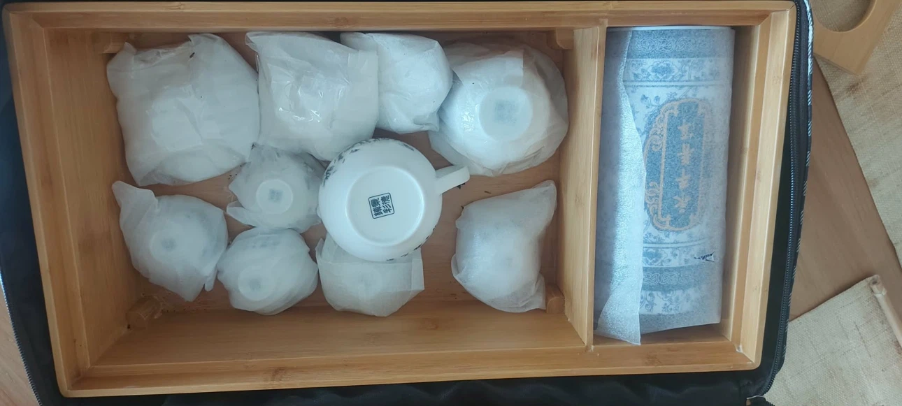 Everlasting Puer Tea Set with Bamboo Box and Carry Bag - photo 5