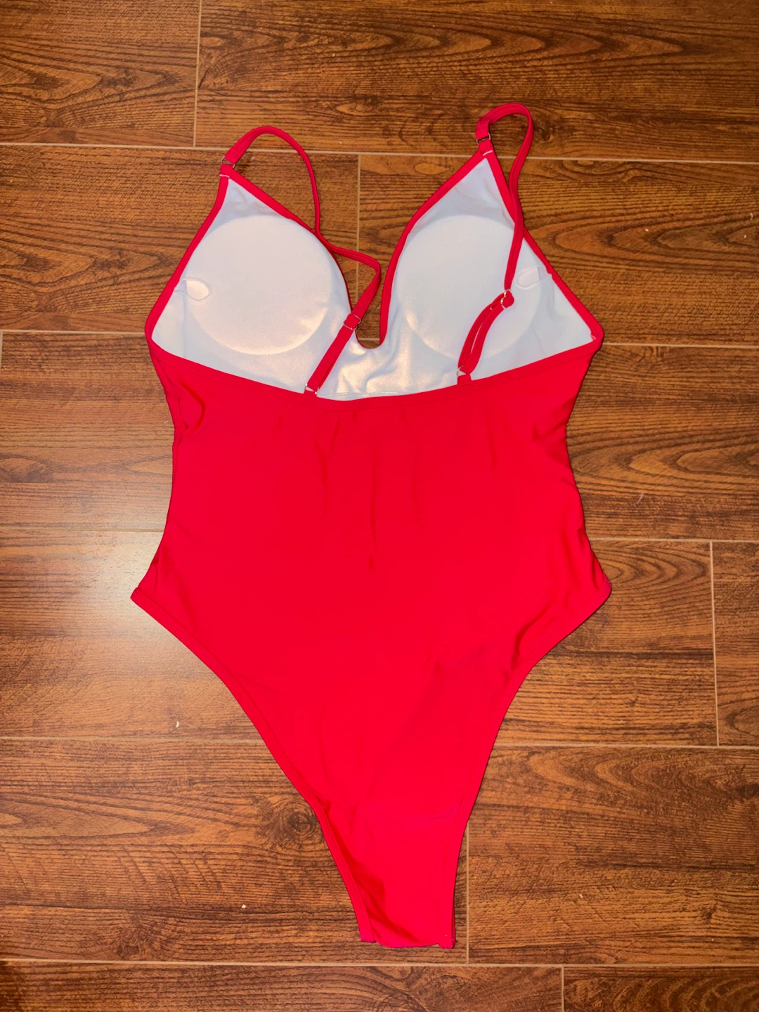 Red One-Piece Swimsuit- L - photo 2