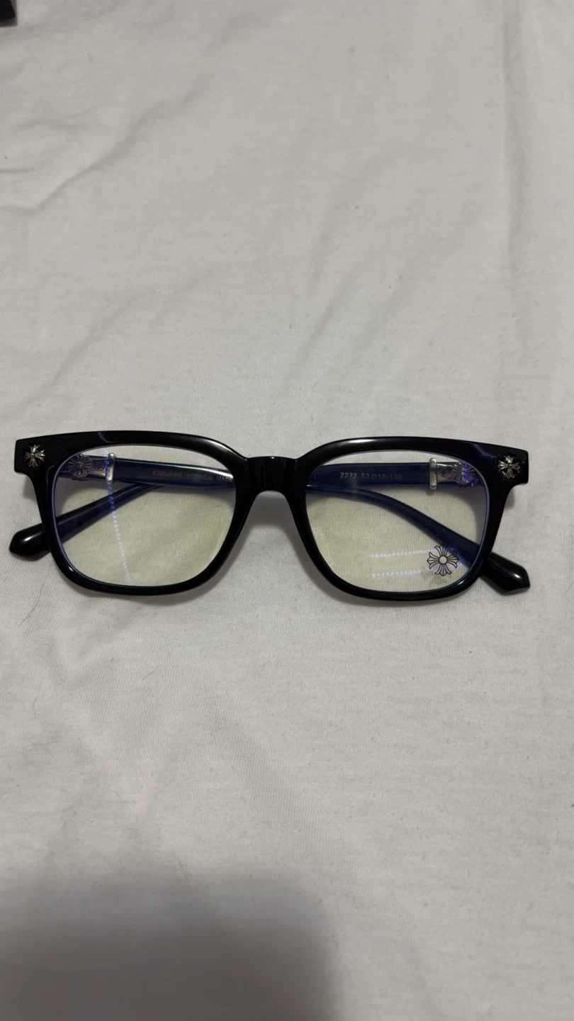 Chrome Hearts Glasses with Case and Box