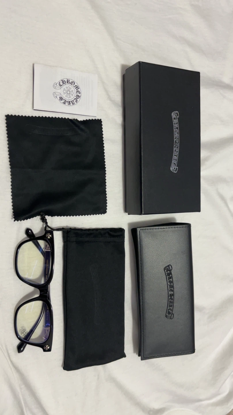 Chrome Hearts Glasses with Case and Box - photo 2