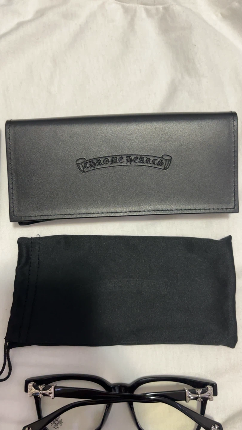 Chrome Hearts Glasses with Case and Box - photo 3