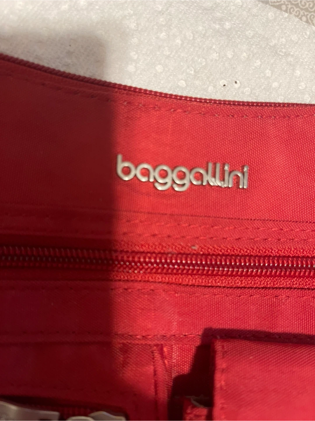 Baggallini Red Crossbody Bag with Matching Pouch - photo 3