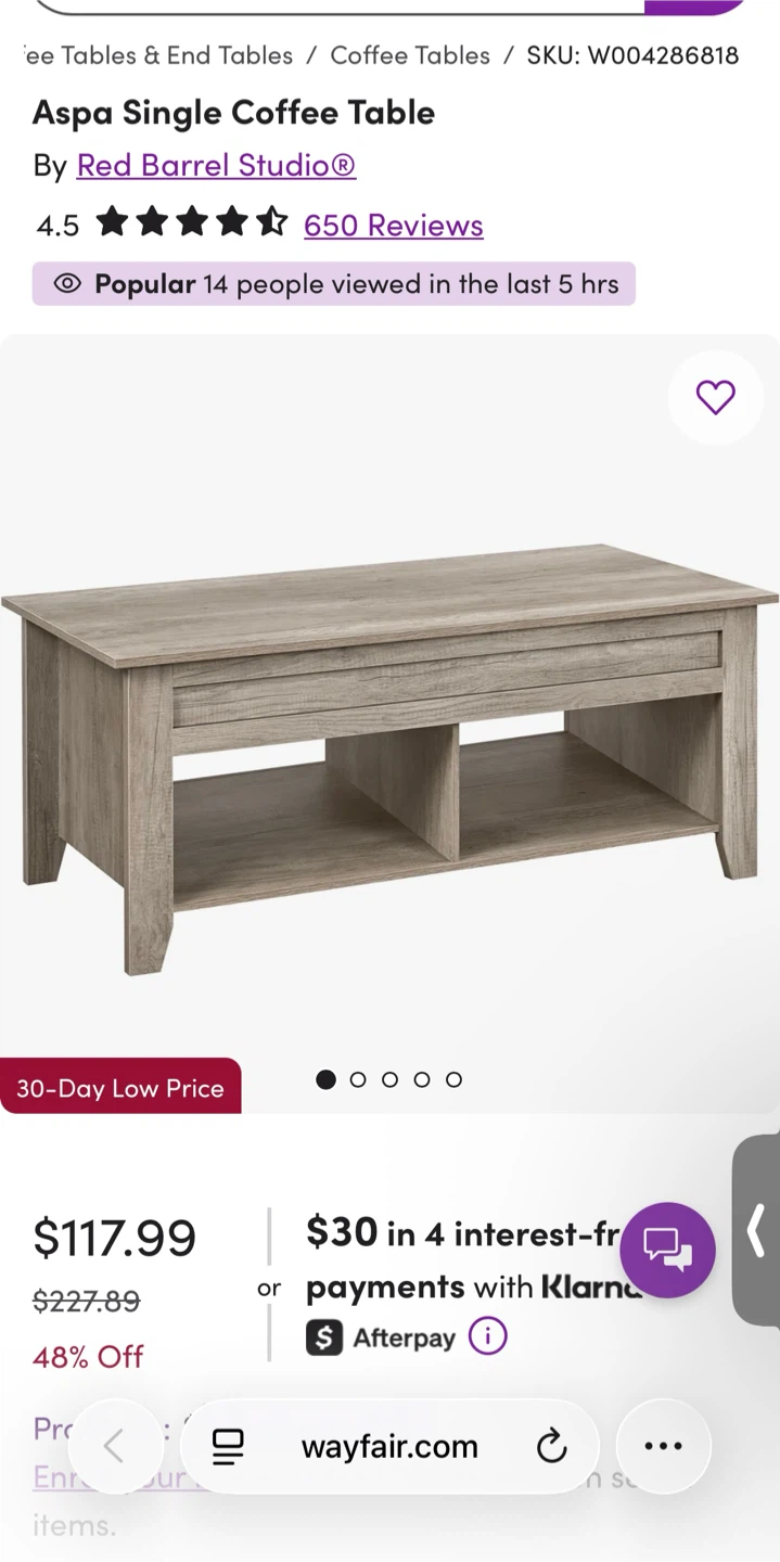 Lift Top Table - photo 4