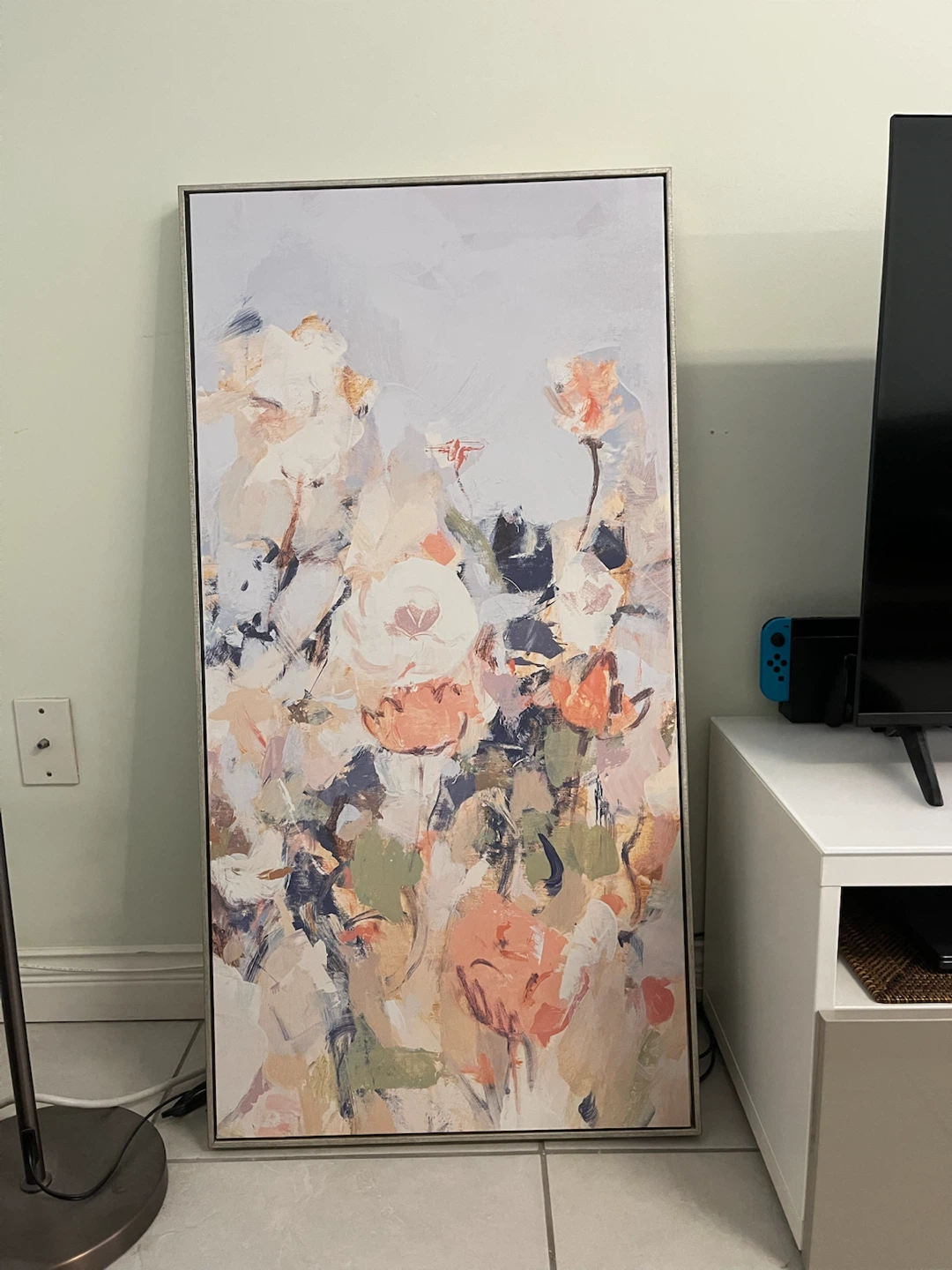 Abstract Floral Canvas Wall Art
