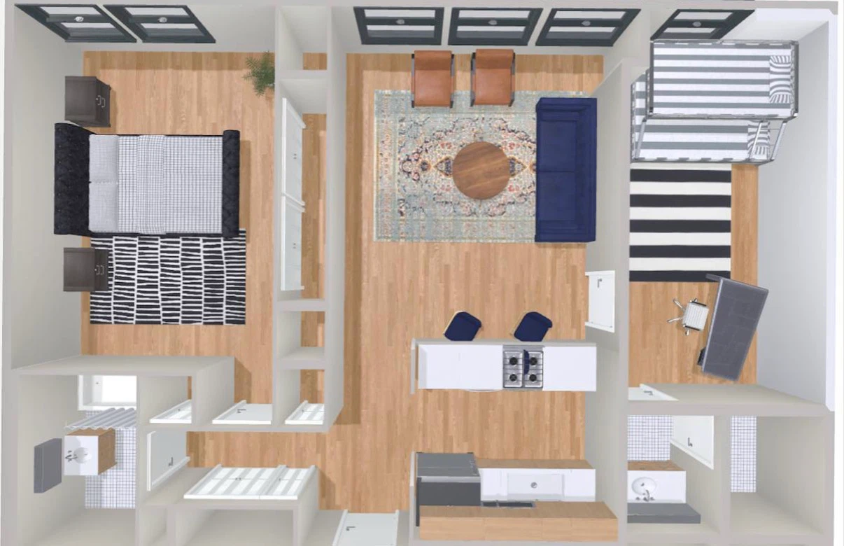 Spacious 2BD/1BATH unit with lakeview rooftop and deck. - photo 3