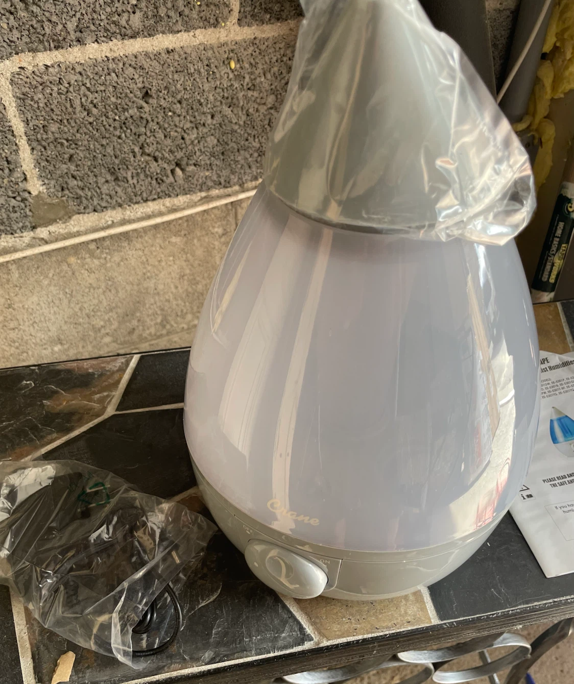 Crane Ultrasonic Cool Mist Drop Humidifier - photo 2