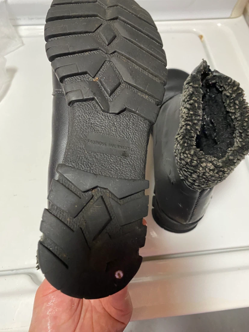 Women's Black Winter Boots with Fleece Lining - photo 2