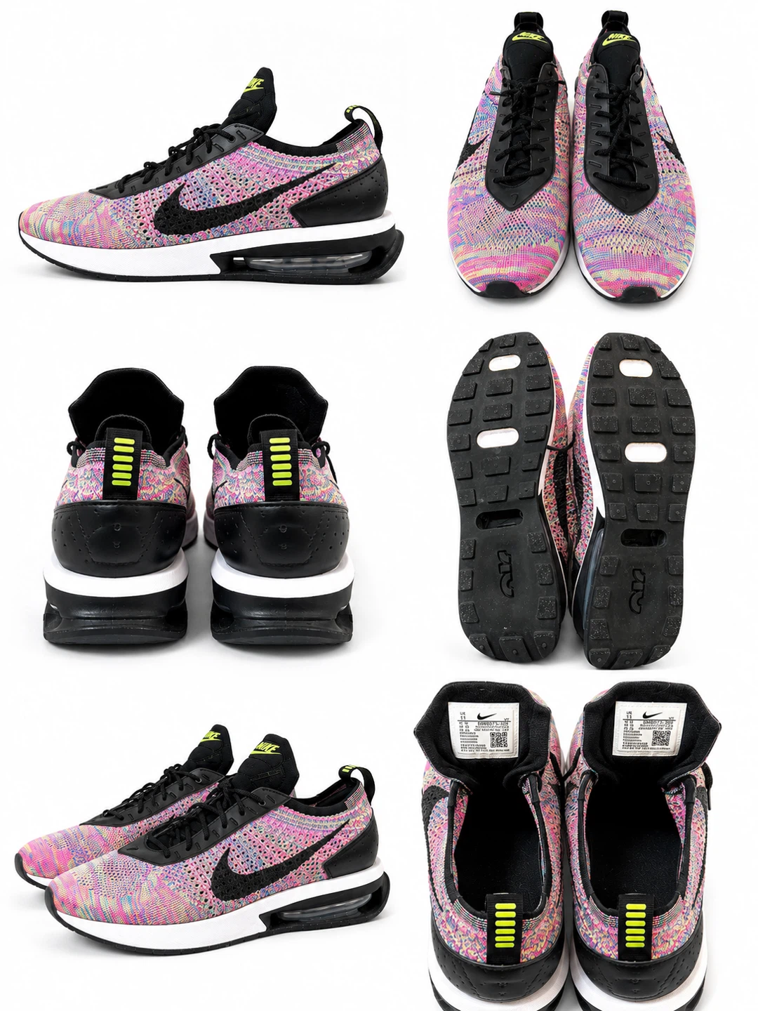 Nike Air Max Flyknit Multi-Color Running Shoes