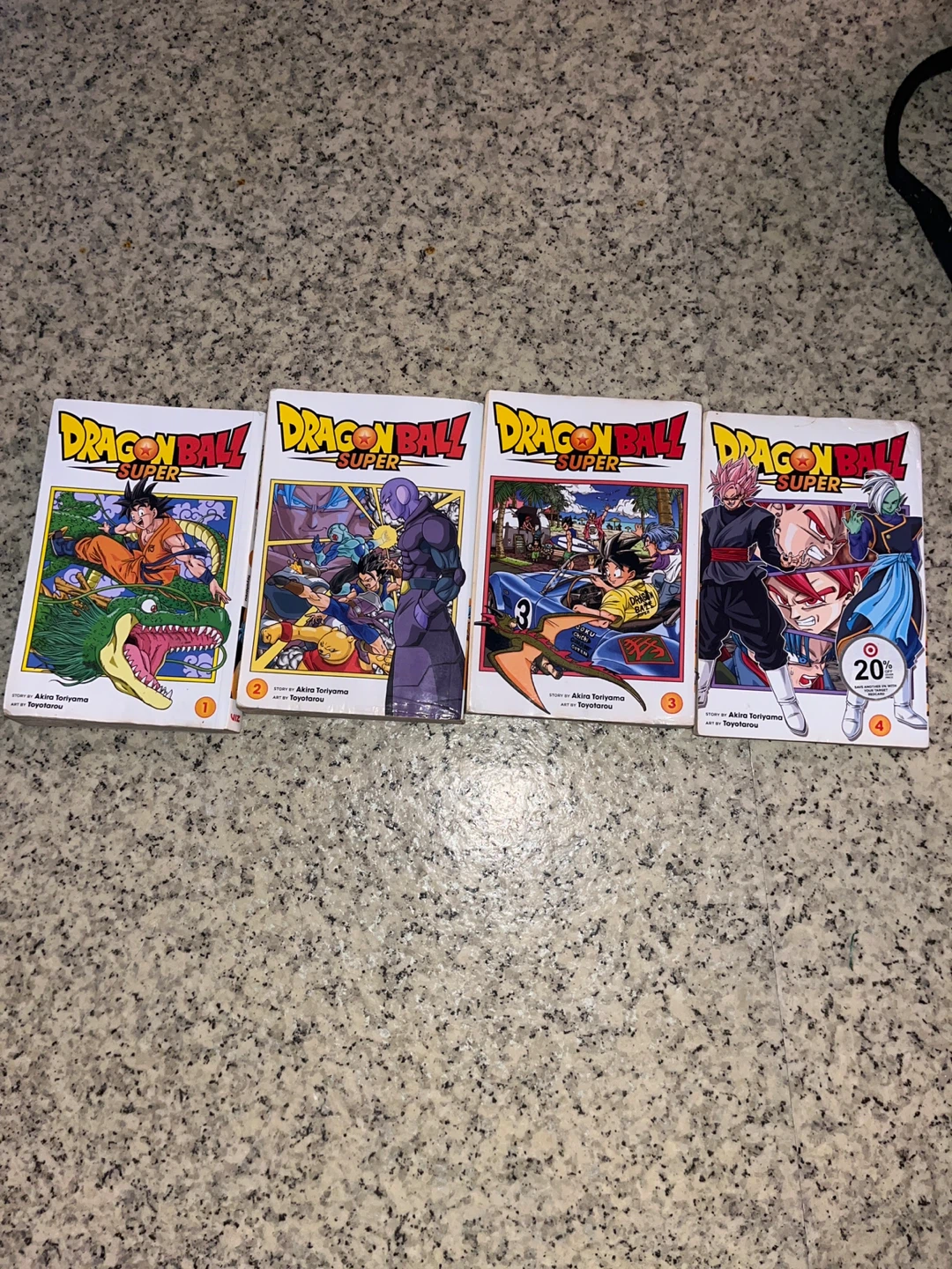 Dragon Ball Super Manga Volumes 1-4
