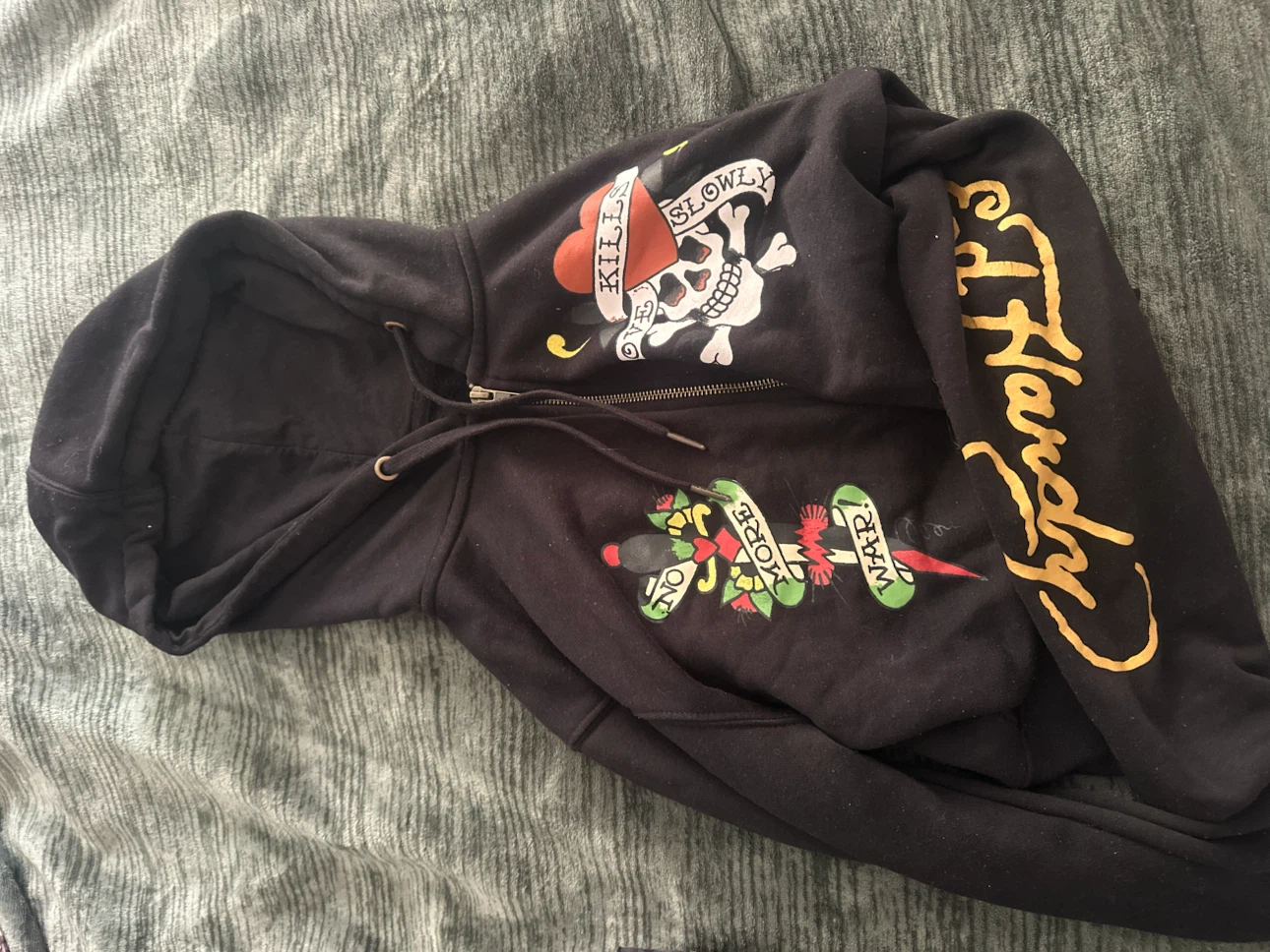 Ed Hardy Zip-Up Hoodie