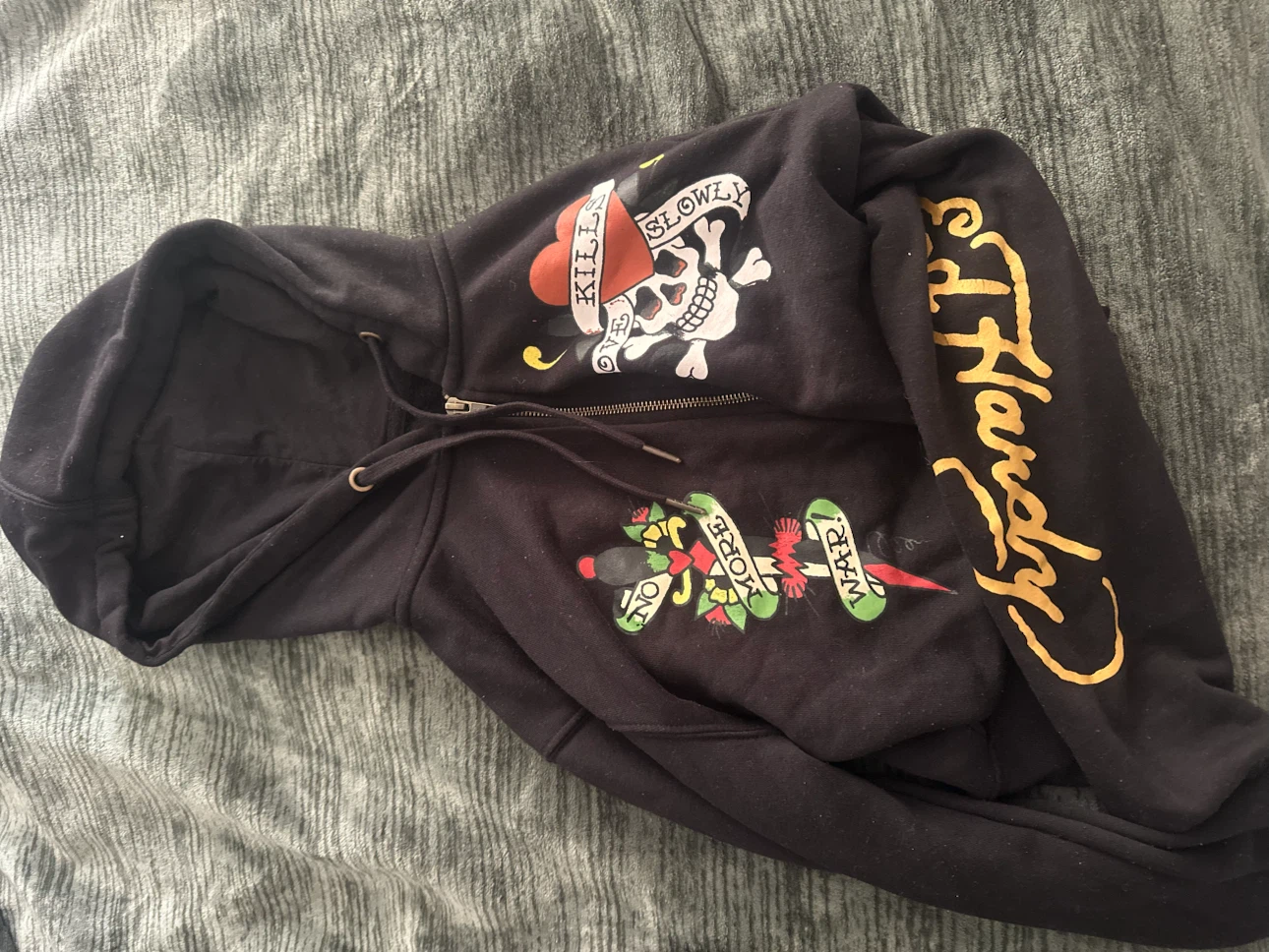 Ed Hardy Zip-Up Hoodie - photo 2