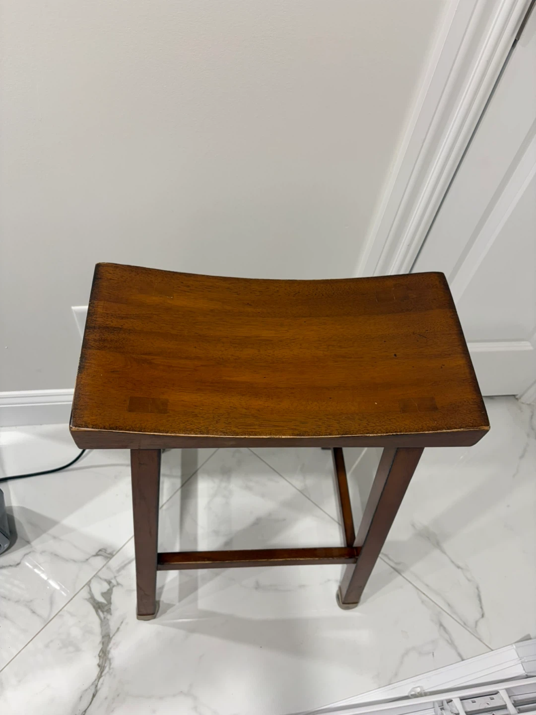 Wooden Saddle Seat Stool - photo 5