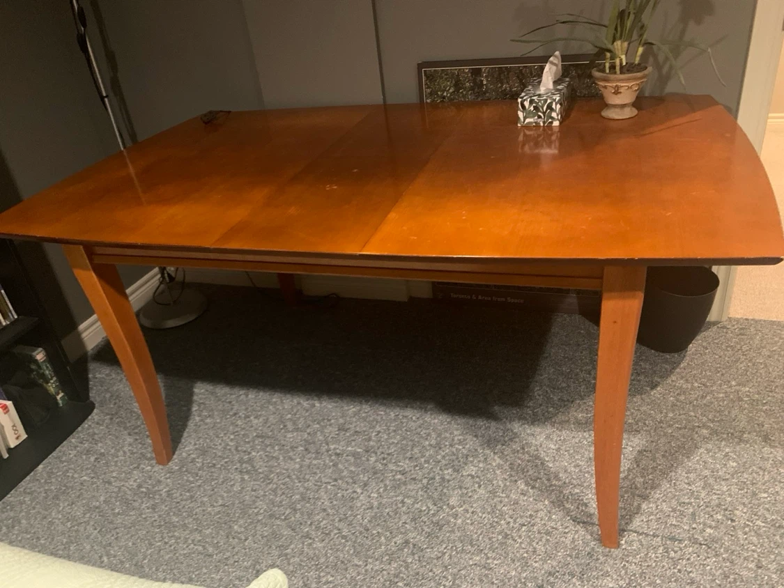 Wooden Dining Table and 5 Chairs - photo 3