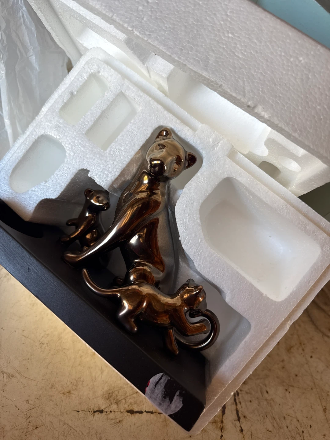 PartyLite Majestic Pride Lion & Cubs Tealight Holder - photo 5