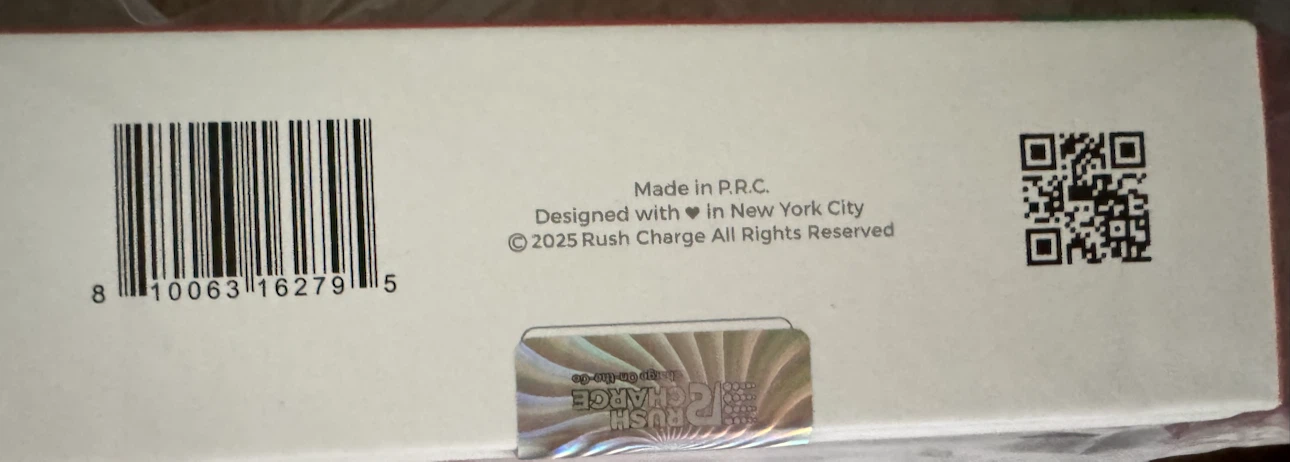 Rush Charge RC33 Portable Charger Power Bank - photo 3