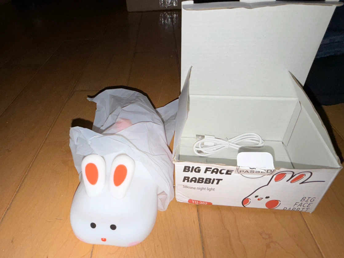 Big Face Rabbit Silicone Night Light YH-302 - photo 3