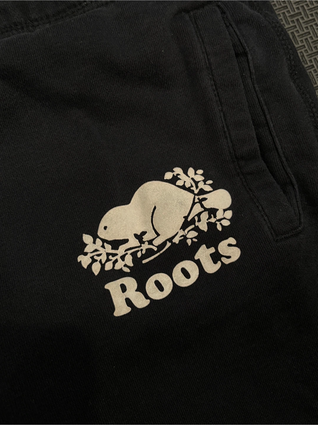 Roots Black Sweatpants - Size M - photo 3