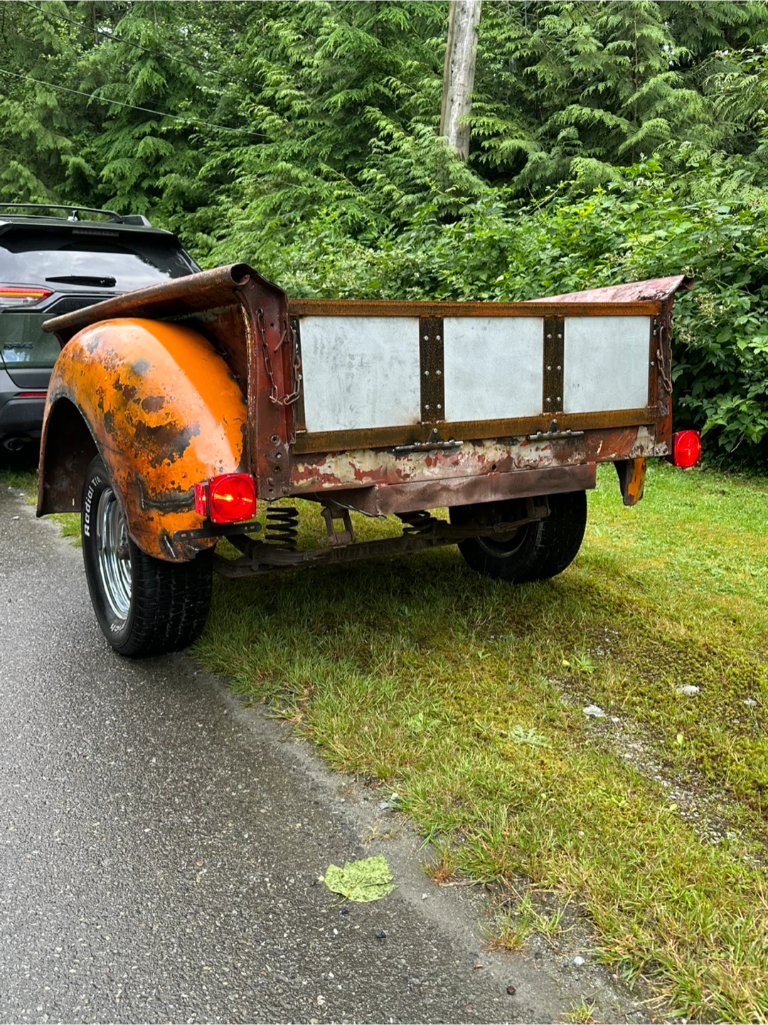 Custom rat rod utility trailer / 1947 Chevy box - photo 2